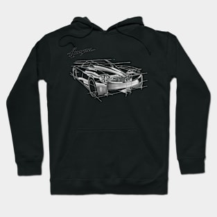 Pagani Huayra Sketch Hoodie